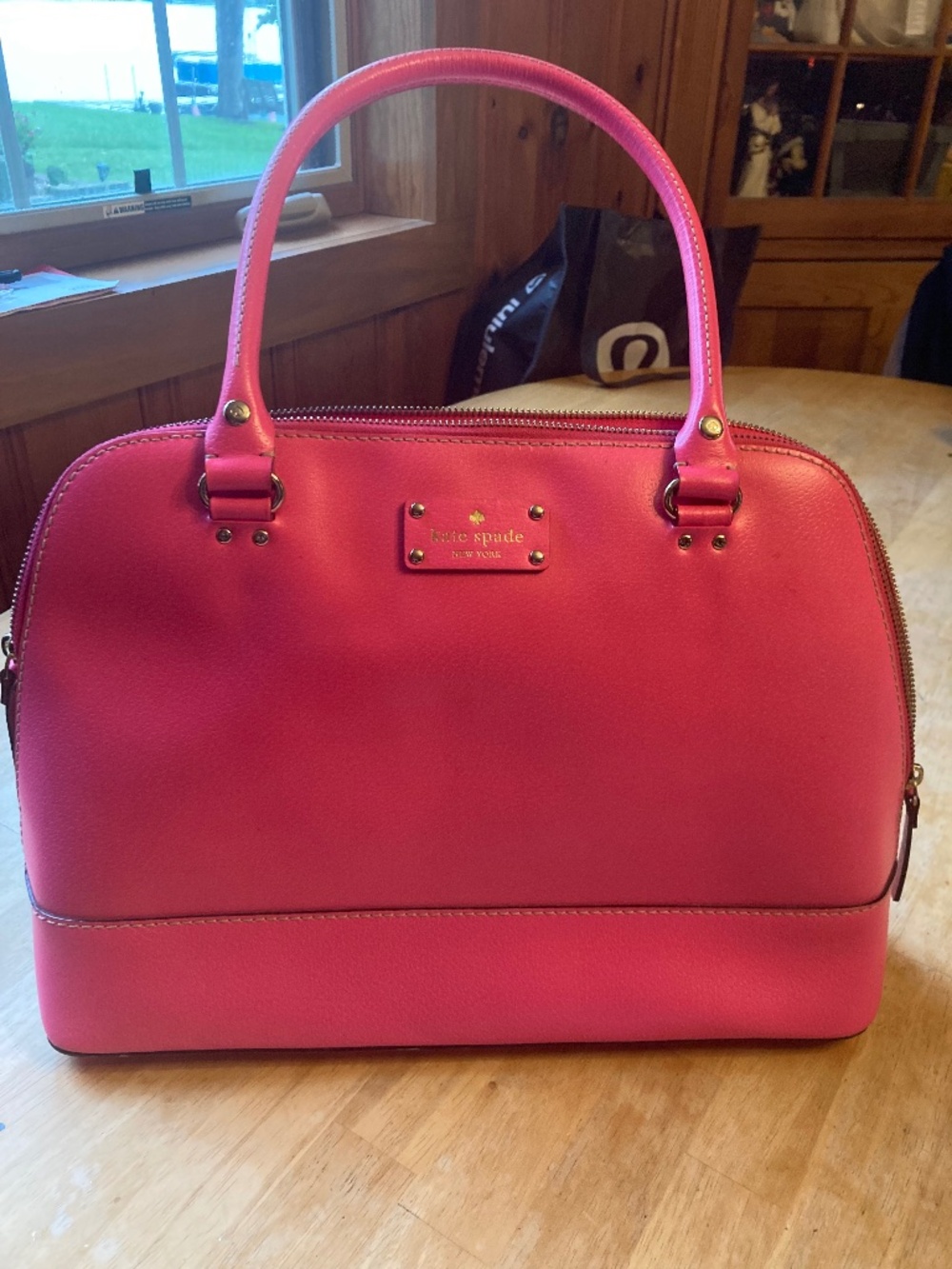Kate spade bright pink purse